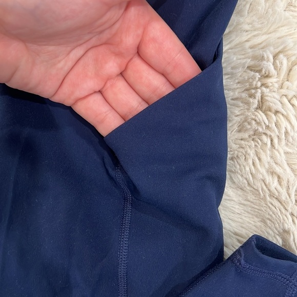 Fabletics Oasis PureLuxe High-Waisted 7/8 Legging Color Abyss - Picture 4 of 8